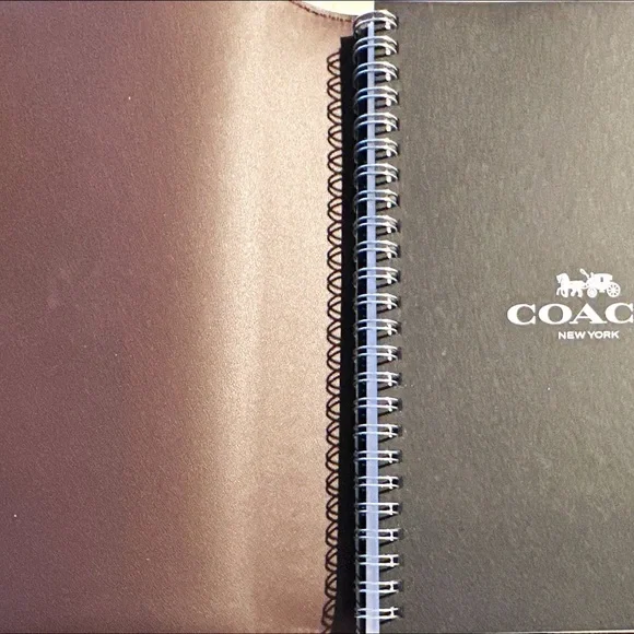 Coach Brown Monogram Notebook Cover - Picture 5 of 5